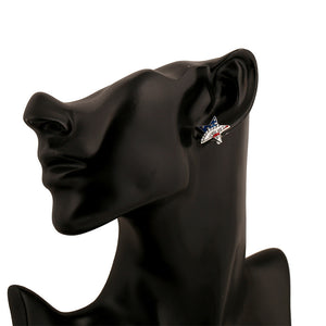 American Star Stud Earrings