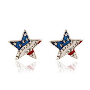 American Star Stud Earrings