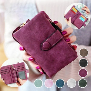 Women's Small Trifold Leather Wallet