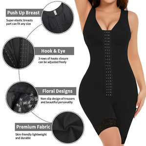 Open File One-Piece Shapewear