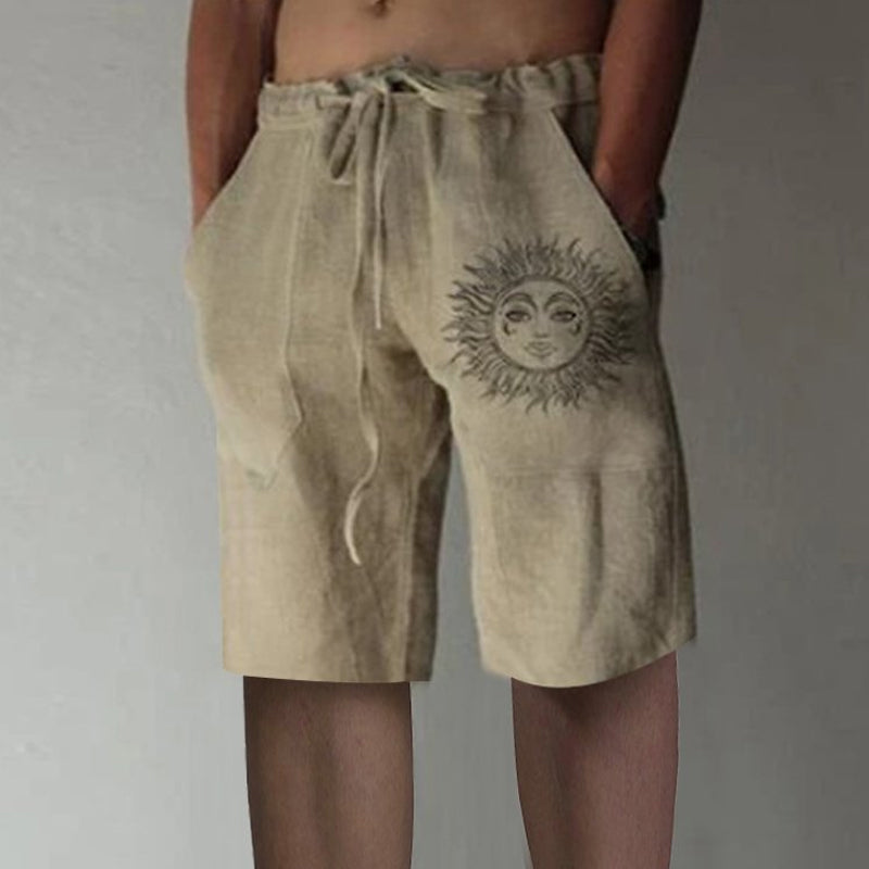 Men's Stretch Drawstring Straight Shorts