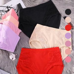 Plus Size High Waist Leakproof Cotton Panties