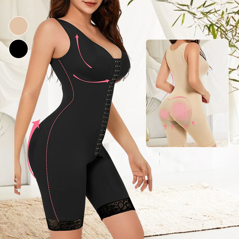 Open File One-Piece Shapewear