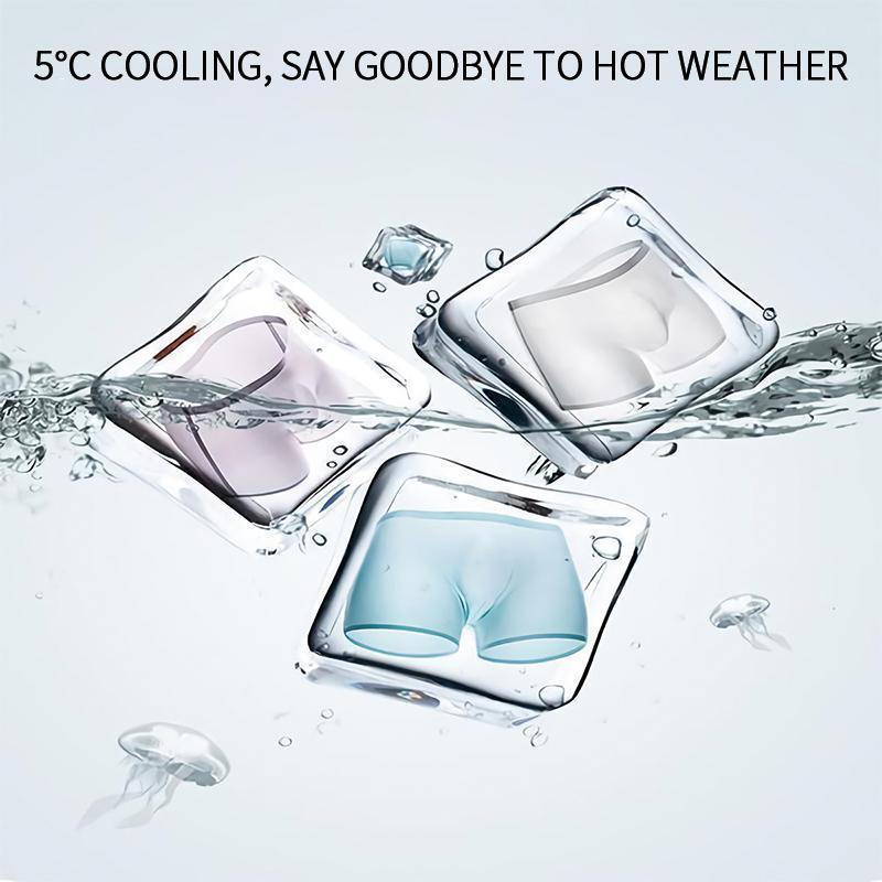 Male Breathable Underpants Made Of Ice Silk