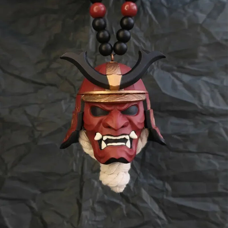 Samurai Helmet Car Hanging Pendant
