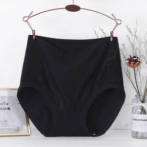 Plus Size High Waist Leakproof Cotton Panties
