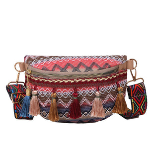 Vintage Colorful Waist Bag