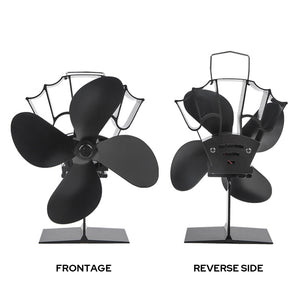 4 Blades Heat Powered Stove Fan