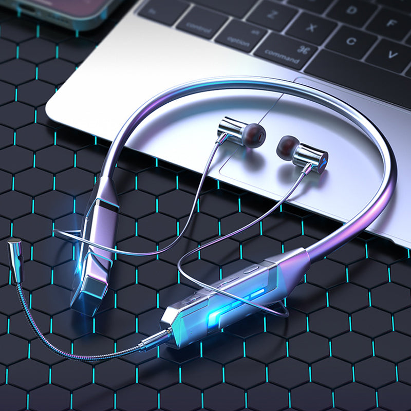 Waterproof Hanging Neck Gaming Headphones