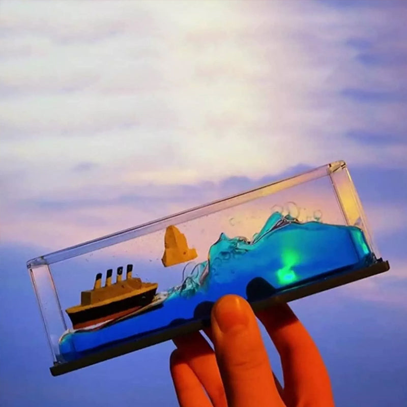 Cruise Ship Model Decoration