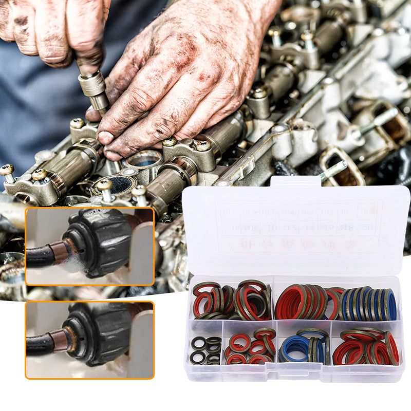 100pcs/245pcs Assorted Sealing Gasket Set