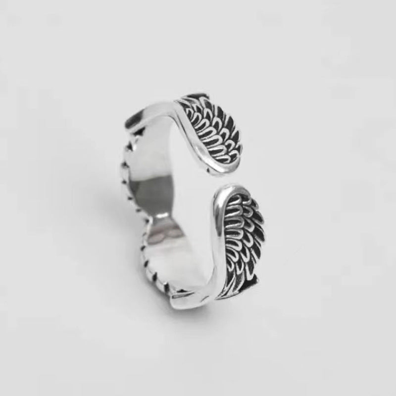 Angel Wings Feather Ring