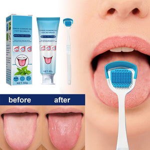 Fresh Breath Tongue Cleaning Gel Set