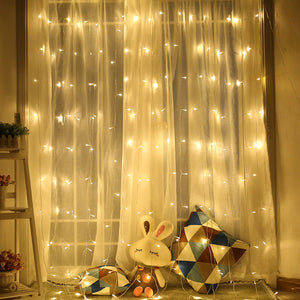 Twinkle Star 300 LED Window Curtain String Light