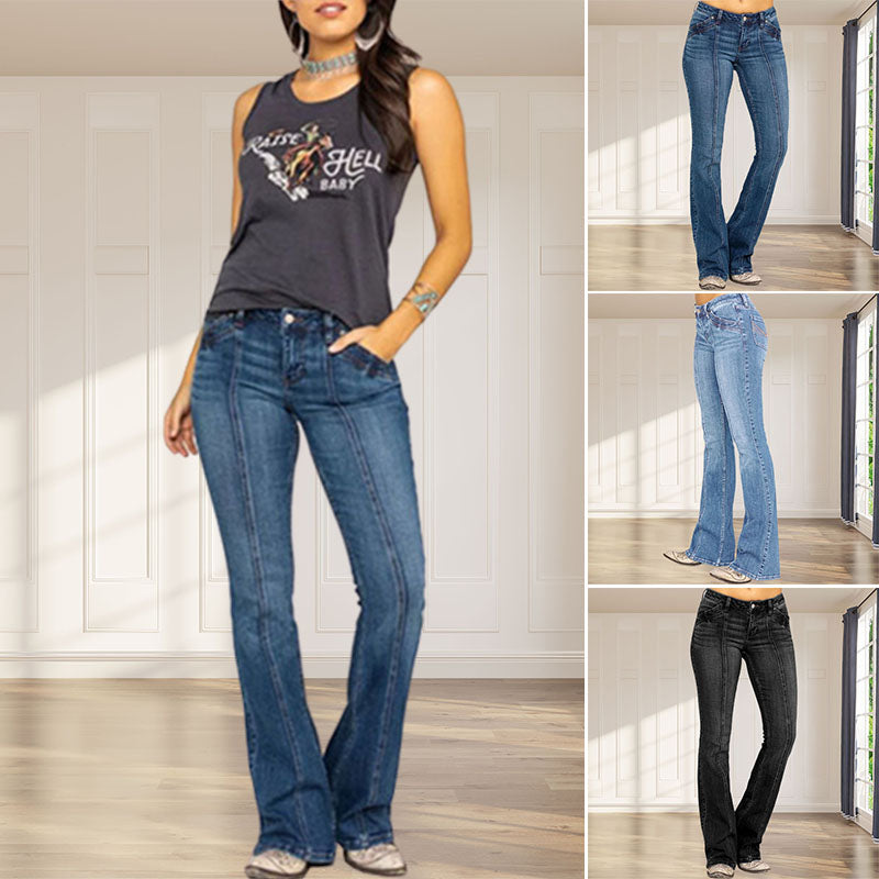 Trendy Flared Jeans
