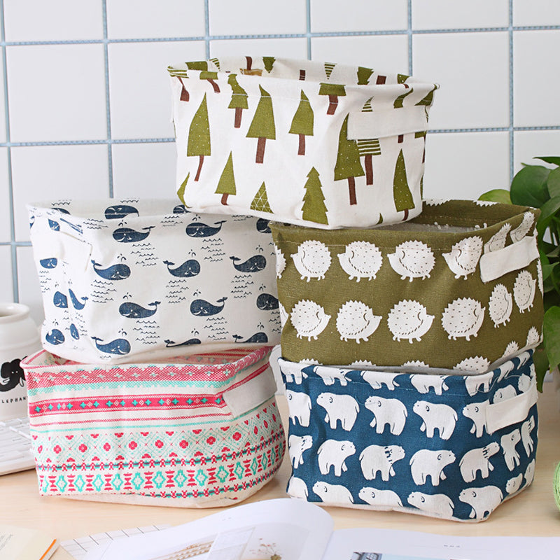 Collapsible Square Storage Basket