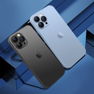 Glass Lens Film Mobile Case for iPhone