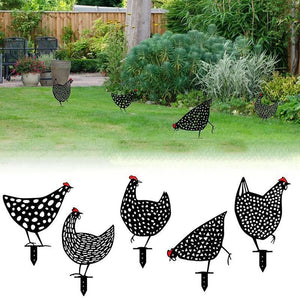 Garden Simulated Chicken Ornament