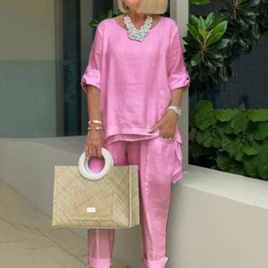 Women's Casual Cotton Suit