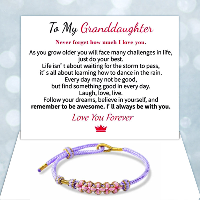 Grandmother And Granddaughter Blossom Knot Bracelet