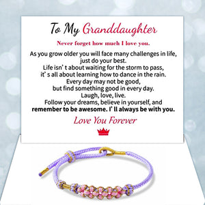 Grandmother And Granddaughter Blossom Knot Bracelet