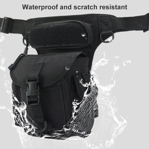 Nylon Waterproof Men Tactical Waist Pack Leg Travel Belt Bag