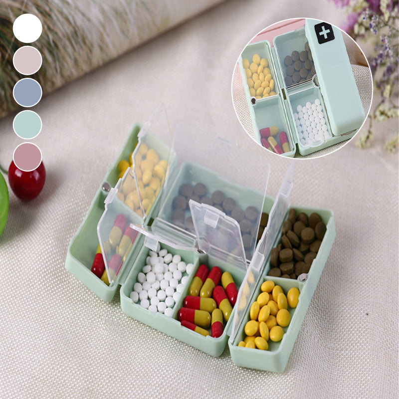 Foldable Carry-on 7 Compartment Pill Box
