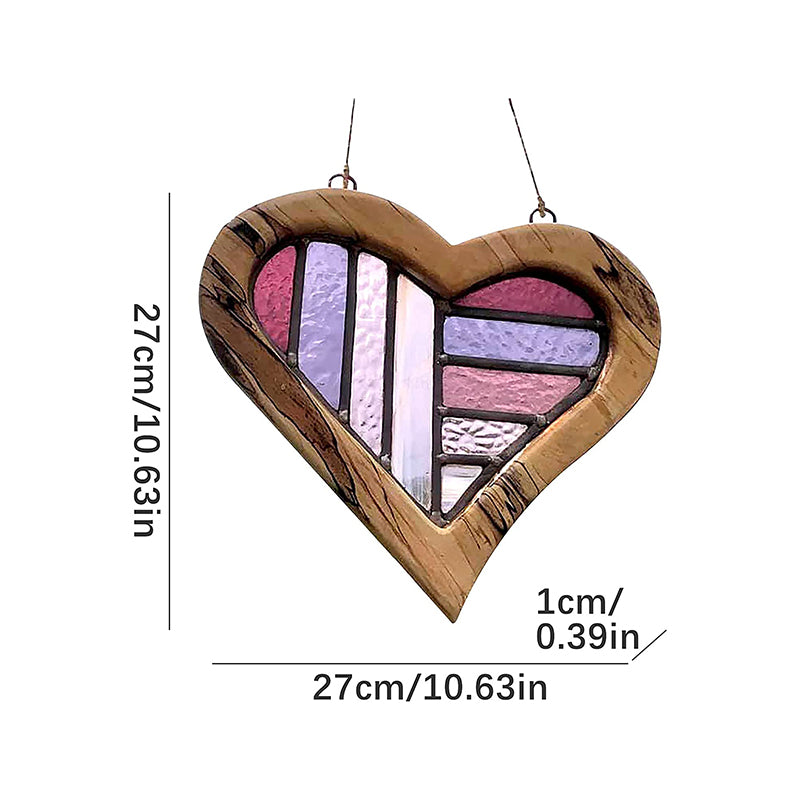 Wooden Painted Love Ornaments Home Decoration