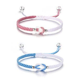 Linked Together Handmade Braided Bracelet