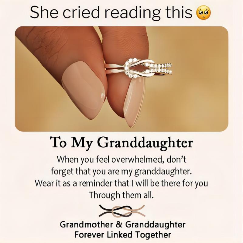 To My Daughter ‘Mother & Daughter Forever Linked Together’ Linked Ring
