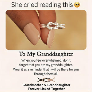 To My Daughter ‘Mother & Daughter Forever Linked Together’ Linked Ring