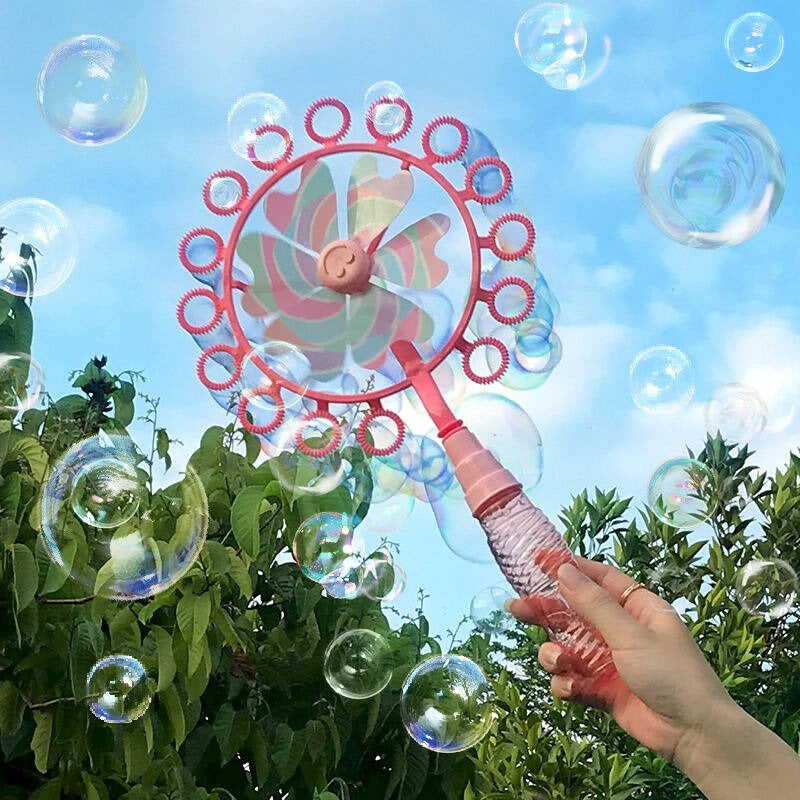 Creative Windmill Bubble Maker Toy