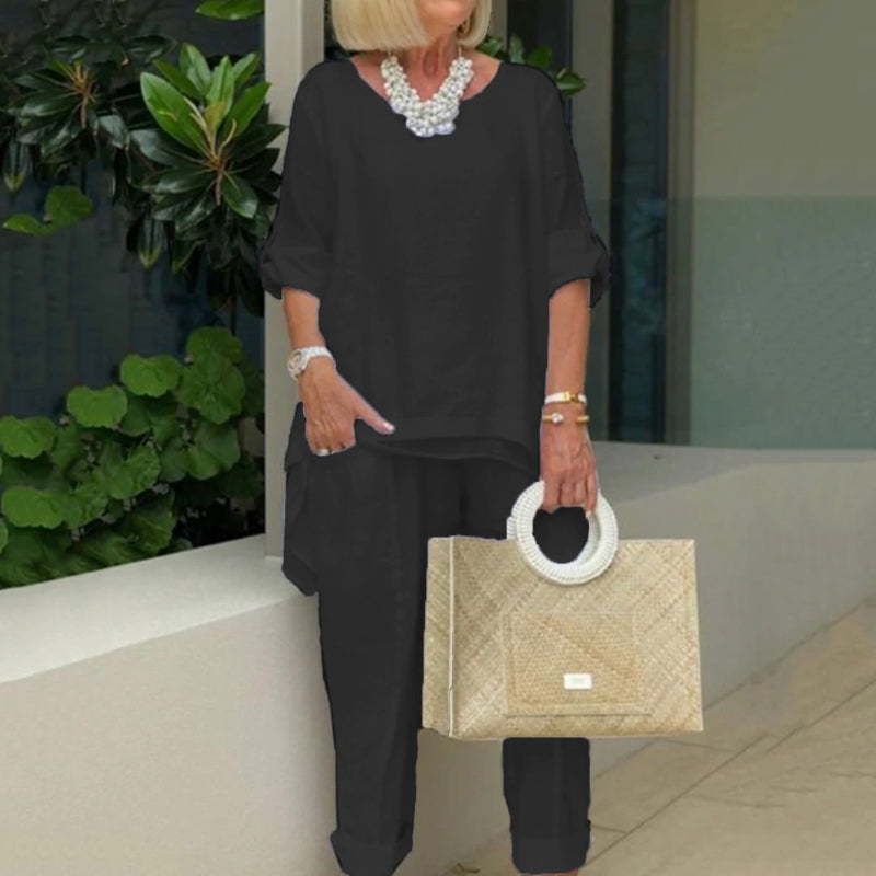 Women's Casual Cotton Suit