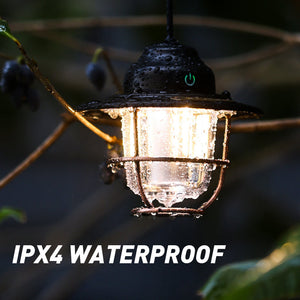 Retro Waterproof LED Camping Light