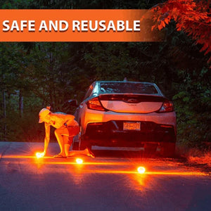 Led Road Flares Flashing Warning Light