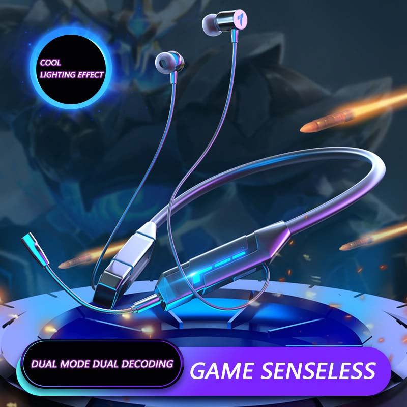 Waterproof Hanging Neck Gaming Headphones