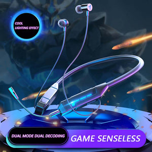 Waterproof Hanging Neck Gaming Headphones