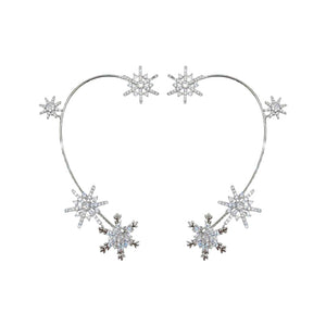 Diamond And Zirconia Earrings Without Holes