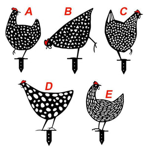 Garden Simulated Chicken Ornament