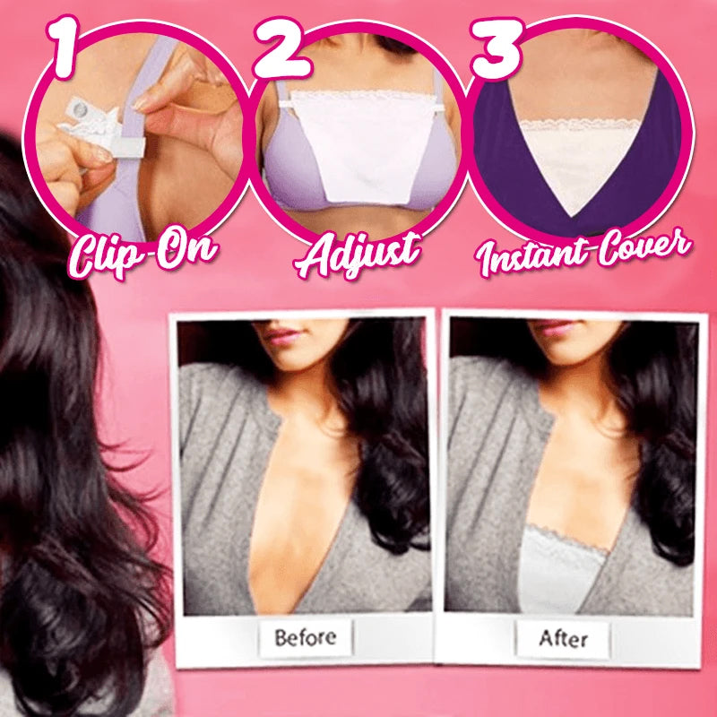 Lace Privacy Invisible Bra (3PCs)