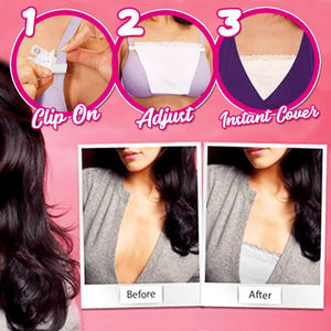 Lace Privacy Invisible Bra (3PCs)