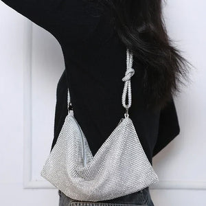 Luxury Design Shiny Rhinestones Handbag