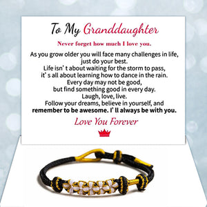 Grandmother And Granddaughter Blossom Knot Bracelet