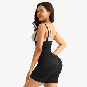 Firm Tummy Compression Bodysuit Shaper with Butt Lifter