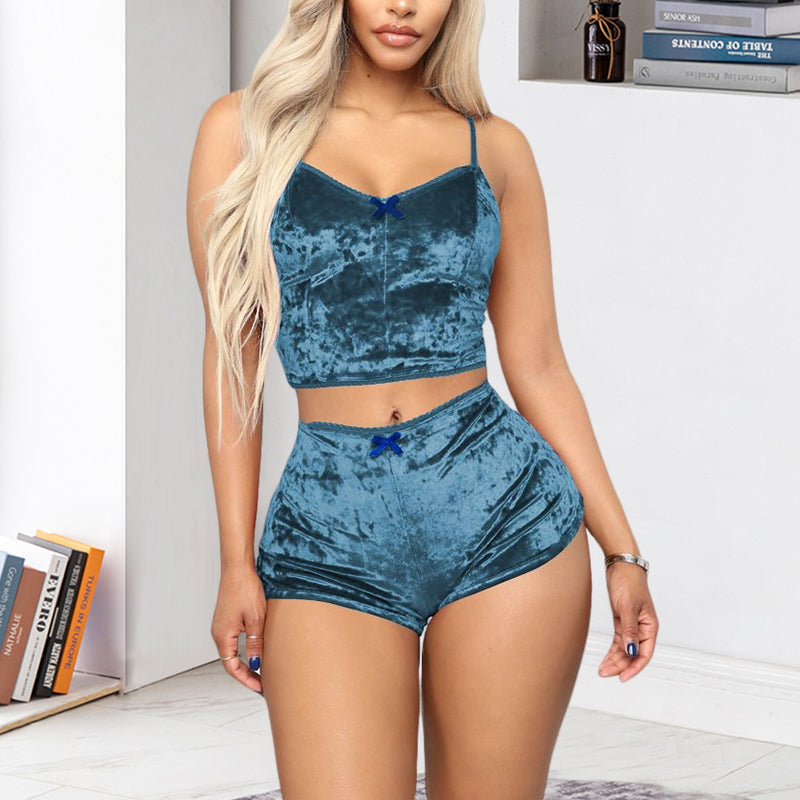 Velvet Sexy Two-Piece Suit