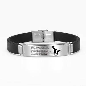 To My Son Inspirational Bracelet