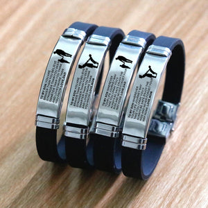 To My Son Inspirational Bracelet