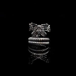 Punk Skeleton Claw Ring
