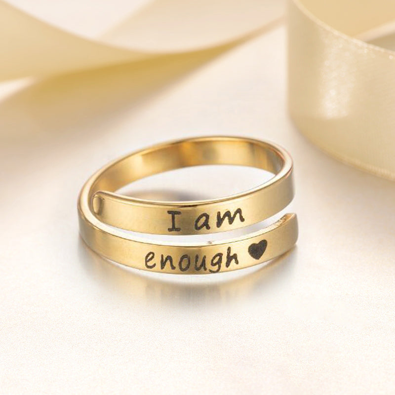 'I AM ENOUGH' Ring