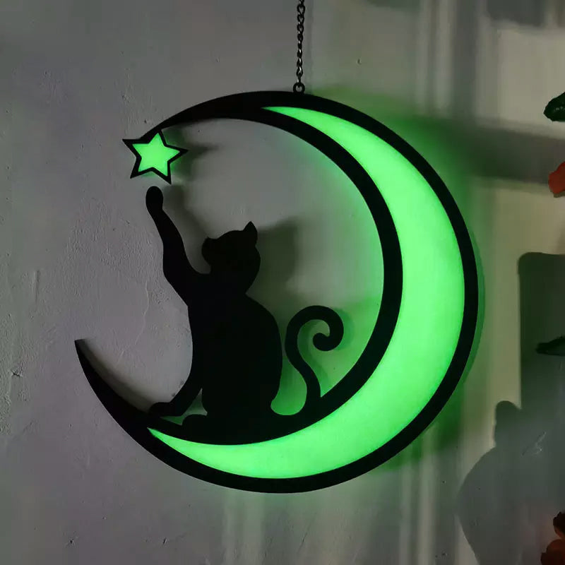 Moon Black Cat Decorations